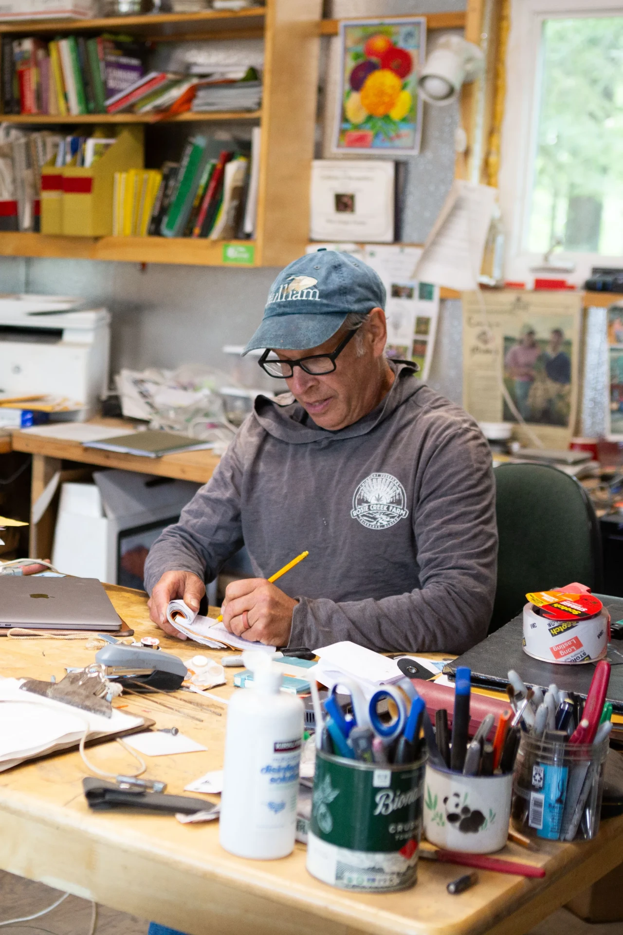 Mike Emers, owner of Rosie Creek Farm