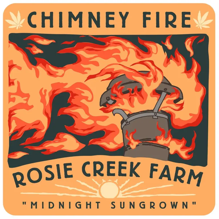 Chimney Fire label art